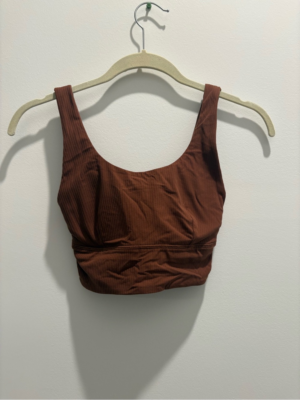 lululemon athletica Ribbed Scoop Sports Bra - Brown